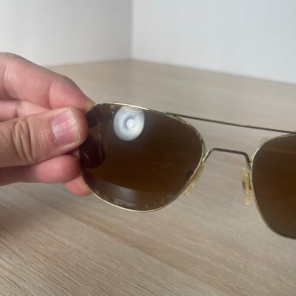 Randolph Engineering Aviator 23K GP Sunglasses Polarized AF-58-20 140MM READ - Picture 12 of 16